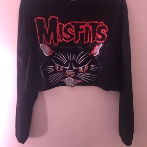 Misfits cropped shirt